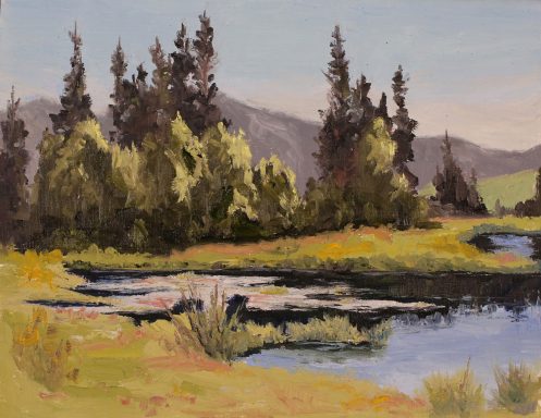 Laroux Creek Source plein air Laroux Creek Source plein air